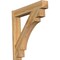 Ekena Millwork Merced Rough Sawn Craftsman Outlooker, Western Red Cedar, 8"W x 44"D x 44"H OUT08X44X44MRC04RWR - alternate 1